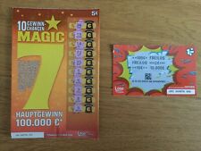 Lot RUBBEL-LOSE aus BAYERN - Lotto - Zwei Stück aus 2022 - MAGIC 7 - Top-Zustand