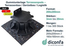 Terrassenpads Stelzlager