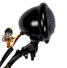 Motorradrücklicht Rücklicht LED im Bates Style schwarz Bobber Chopper E geprüft