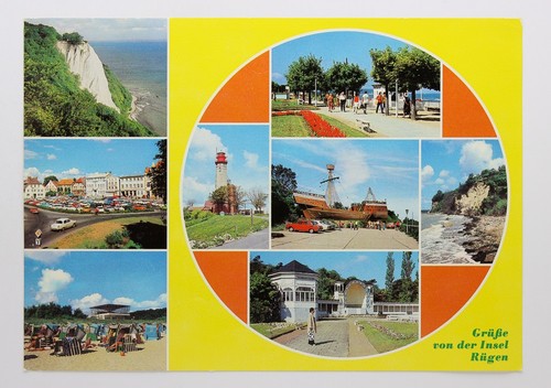 Xxl postkarte grüße von - postkarte,