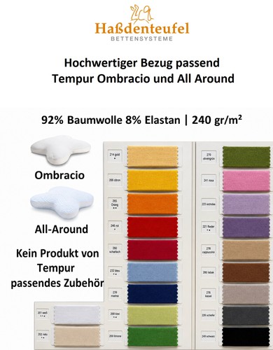 Kissenbezug für tempur - kissenbezug,