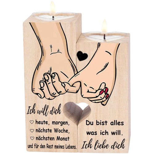 Holz kerzenständer für - holz,