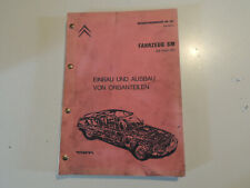 1970-1972 Reparatur Werkstatt