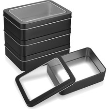 Set 4 Kleine Metalldosen mit