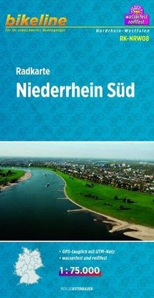 Bikeline radkarte niederrhein - radkarte,