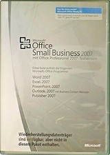 MS OFFICE 2007 Small Business Word Excel Outlook PowerPoint | Dauerlizenz | DE