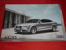 AUDI A5 S5 8T Sportback 1.8 TFSI - 3.0 TDI quattro Prospekt Brochure von 2016