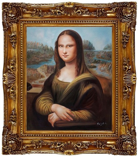 ölbild mona lisa leonardo - lisa,