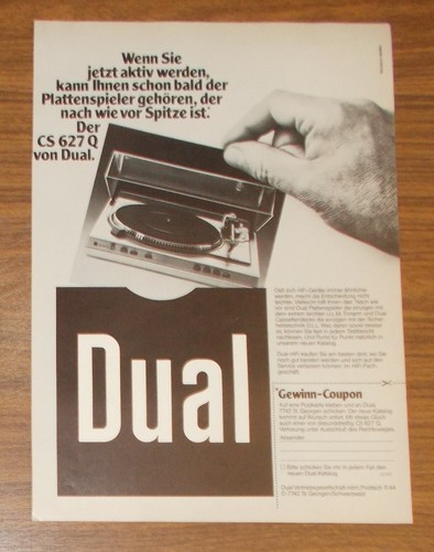 Seltene werbung vintage dual - seltene,