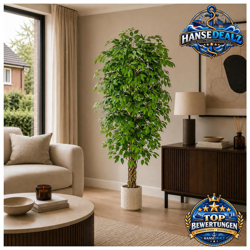 Kunstpflanze ficus benjamini - kunstpflanze,
