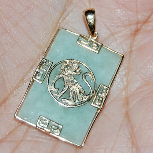 14k gold jade - 14k,