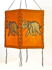 Lampenschirm Goldener Elefant