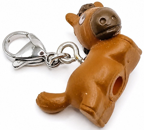 Pferd braun charm clip - pferd,