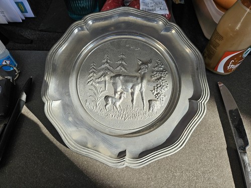 Zinnteller wmf carl - zinnteller, spitzweg