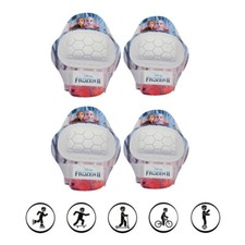Knie- & Ellenbogenschoner SET Protektoren FROZEN Schützer (Paar) 3-12J # NEU
