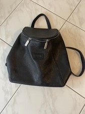 Disser Leder Rucksack,schwarz