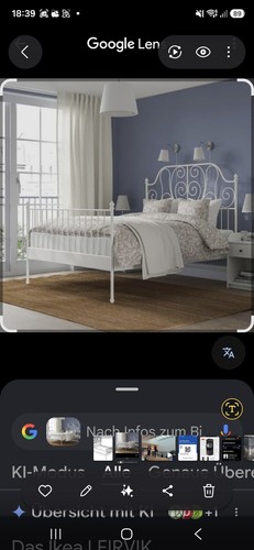 Ikea metall bettrahmen leirvik - ikea, metall-bettrahmen
