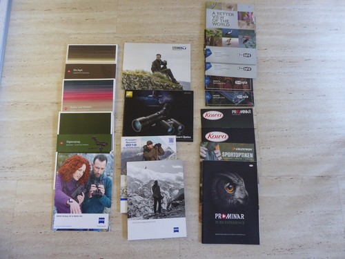 Konvolut fernglasprospekte und - konvolut,