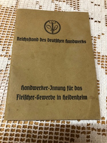 Mitgliedsbuch 1935