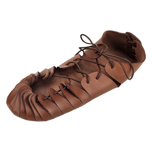 Mittelalter bundschuhe braun - bundschuhe,