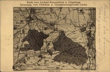 Landkarten Ak Lucka im Altenburger Land, Luckaer Forst, Gasthof... - 11359449