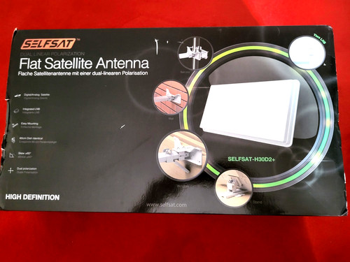 Flat satelliten antenna - flat,
