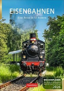 Eisenbahnen wochenplaner 2026 - eisenbahnen,