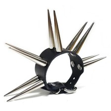 Armband - Nietenarmband - Lederarmband mit Nieten Killernieten / Gothic Punk