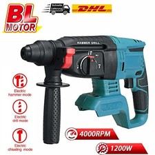Akku Bohrmaschine Bohrhammer Schlagbohrer Brushless SDS Plus Für Makita 18V