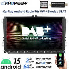 DAB+ 64GB Carplay 9" Android