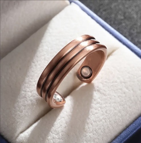 Kupfer ring mit magneten - 99,9%,