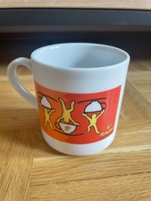 Tchibo Tasse Orange Mitterteich Vintage 90er Retro