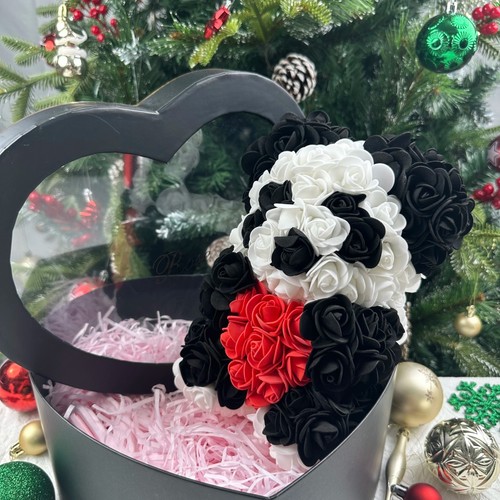 Künstlicher teddy rosen - künstlicher,