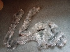 Silberne Girlande Weihnachtsgirlande