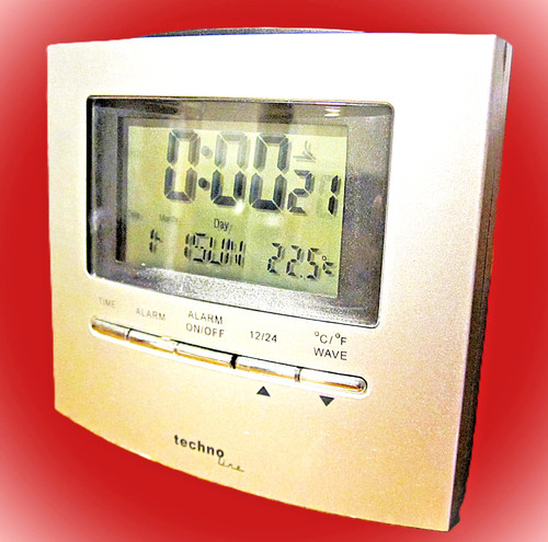Uhr wecker techno - uhr, "techno"