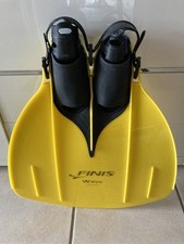 Monoflosse Flosse Kinder, Finis Wave gelb, Gr. 30-36, Kinder, schwimmen