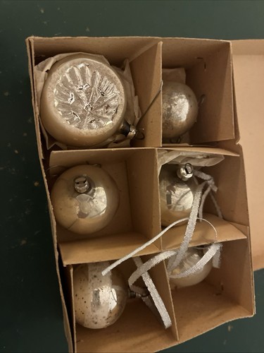 Weihnachtskugeln antiker - 6x,