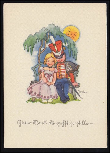 Karikatur kinder liesel - ak,