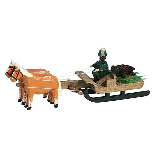 Pferdeschlitten jäger mit - pferdeschlitten,