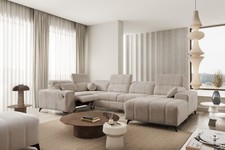 Eckcouch mit ausziehbarer