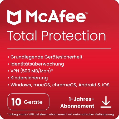 Mcafee total protection - protection, 2026