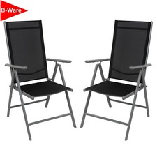 B-WARE * Gartenstühle Set Alu Klappstuhl Gartenstuhl verstellbar Stühle