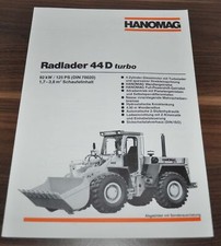 1987 hanomag radlader 44d - radlader,