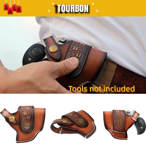 Tourbon leder pistolenholster - tourbon,