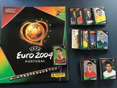 Panini euro 2004 - panini, fußball