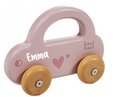 label label kleines Holzauto