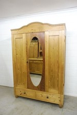 Antiker Kleiderschrank Schlafzimmerschrank Schrank aus Weichholz zerlegbar