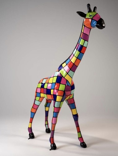 Pop art giraffe - pop, kunstbemalung