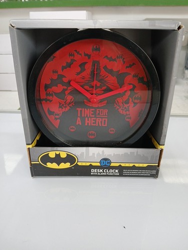 Batman schreibtischuhr - dc,