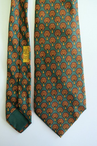 Hermès krawatte 7544 grün - krawatte, sa